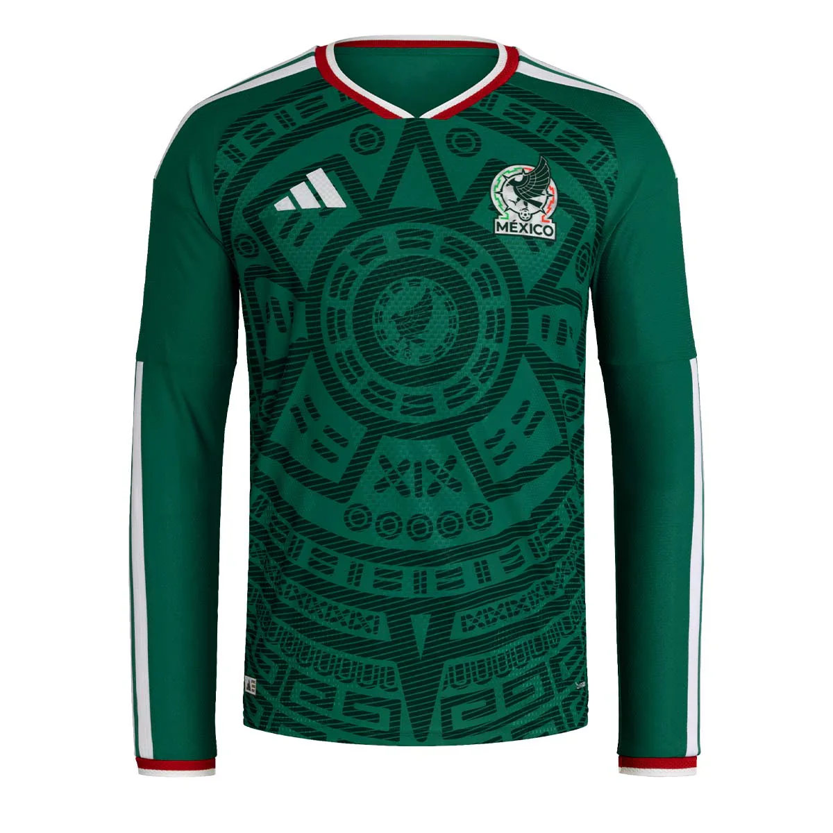 Mexico 2026 Home Authentic Jersey Long Sleeve