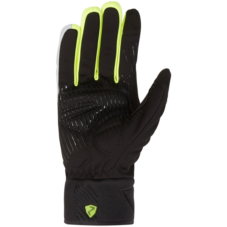 Ziener Dirich Touch Bike Gloves - black/poison yellow