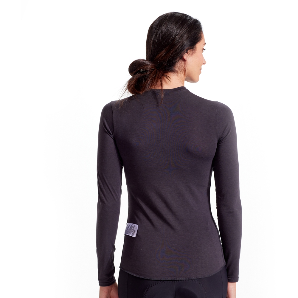 PEARL iZUMi Transfer Wool Longsleeve Baselayer Women 11222309 - phantom - 6LR