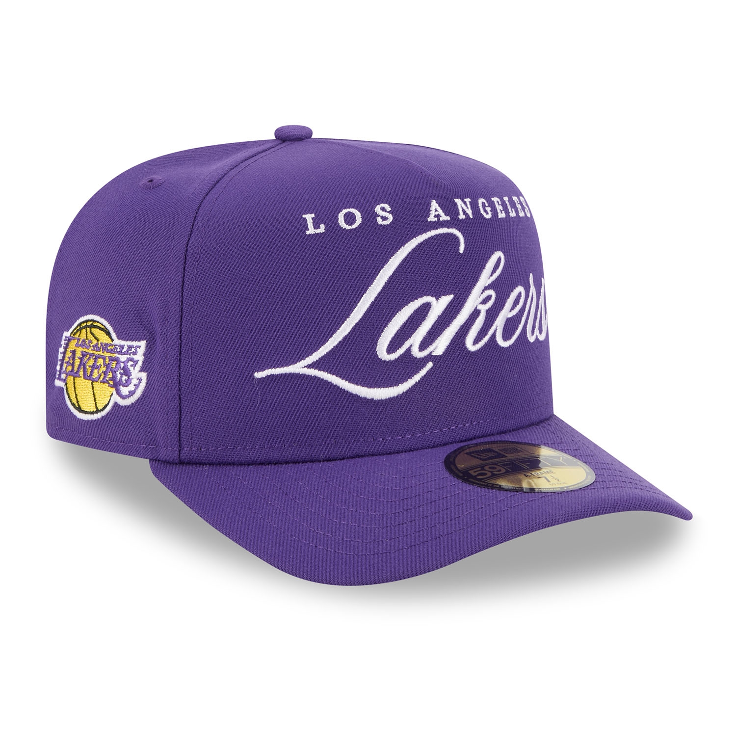 Los Angeles Lakers 2025 NBA Draft New Era 59FIFTY A-Frame Fitted Cap Purple