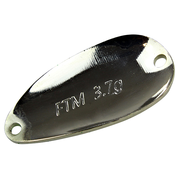 FTM Trout Spoon Bee (Green\/White, Silver UV)