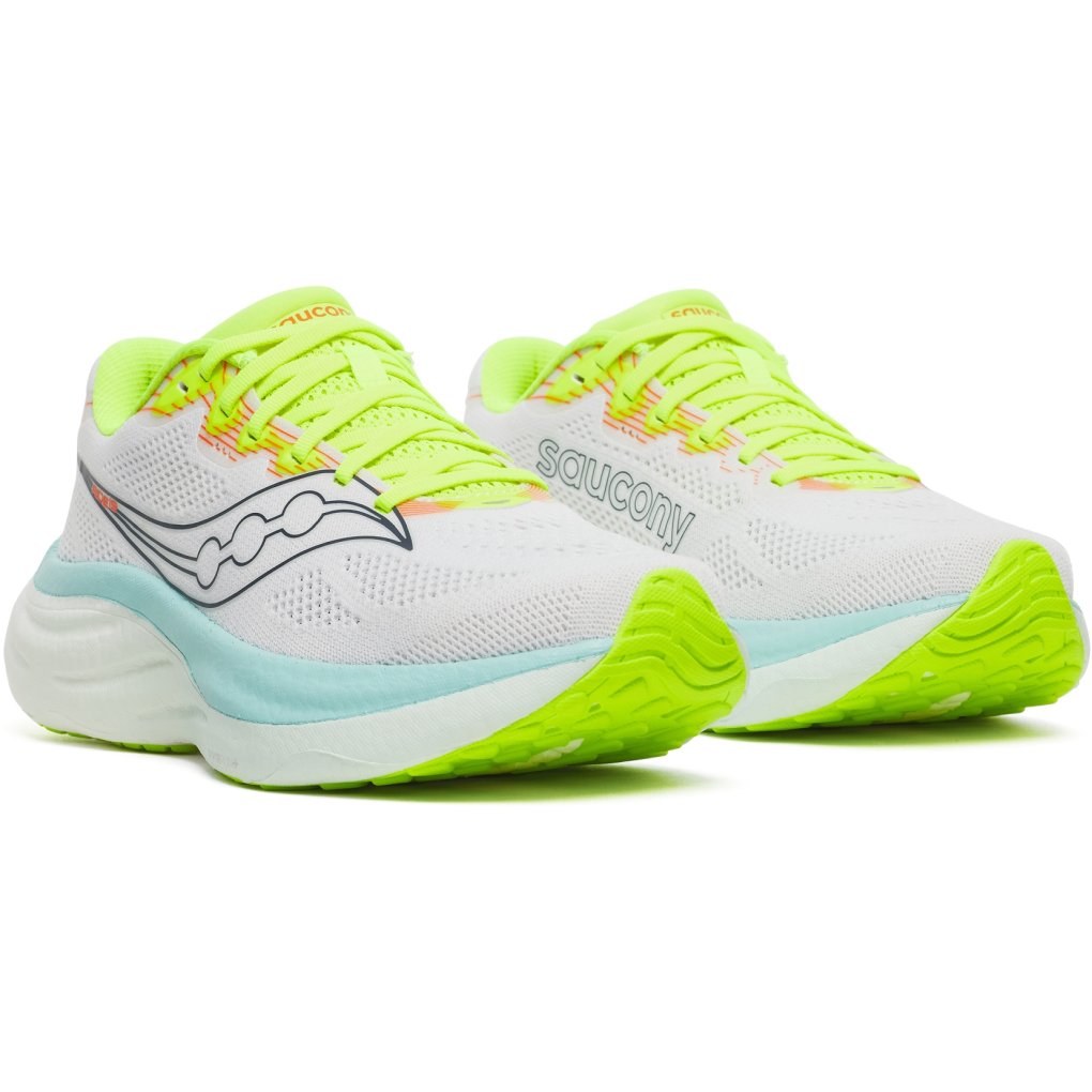 Saucony Ride 19 Running Shoes Women - white/splash