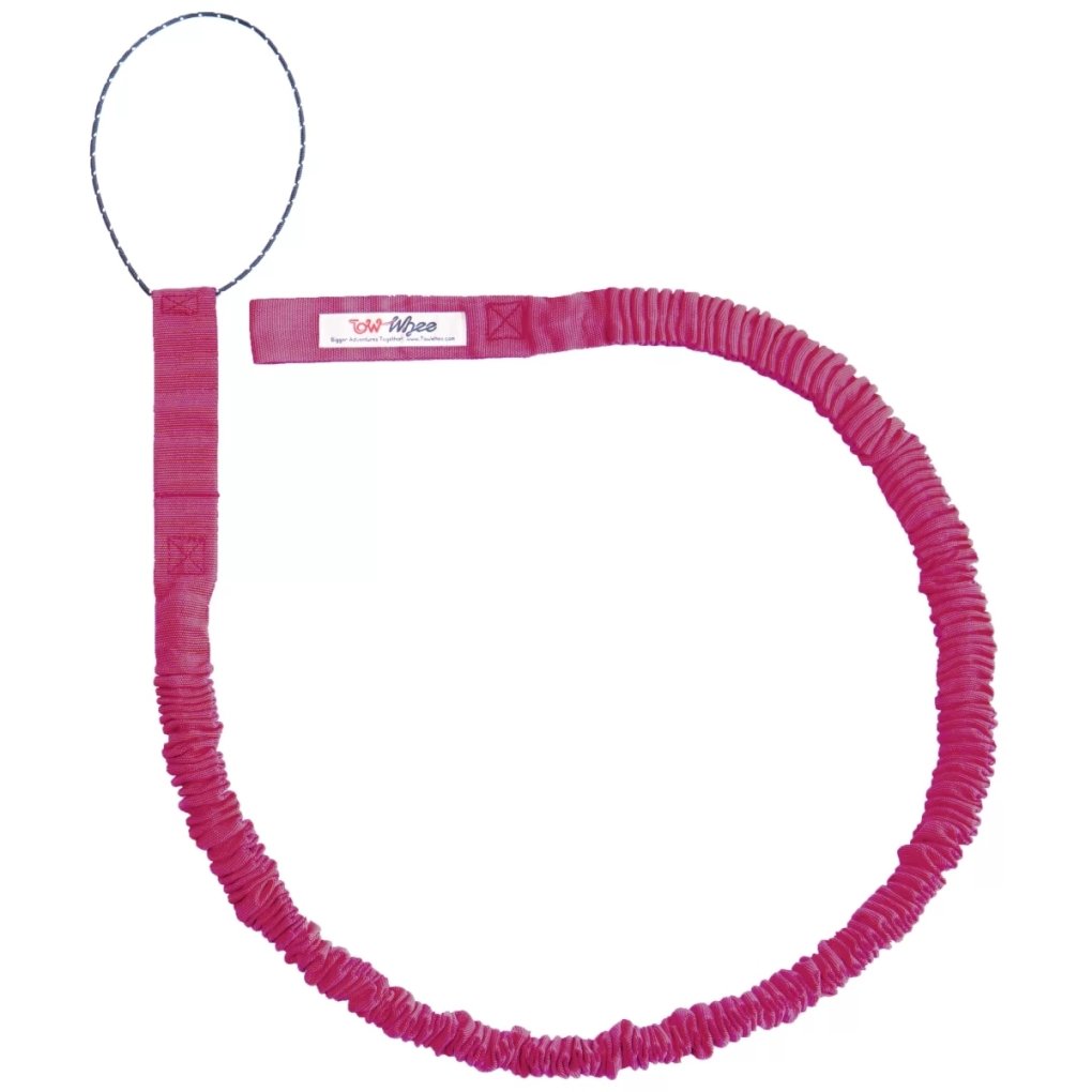 TowWhee CONNECT Adult Tow Rope for Bicycles / E-Bikes - burgundy