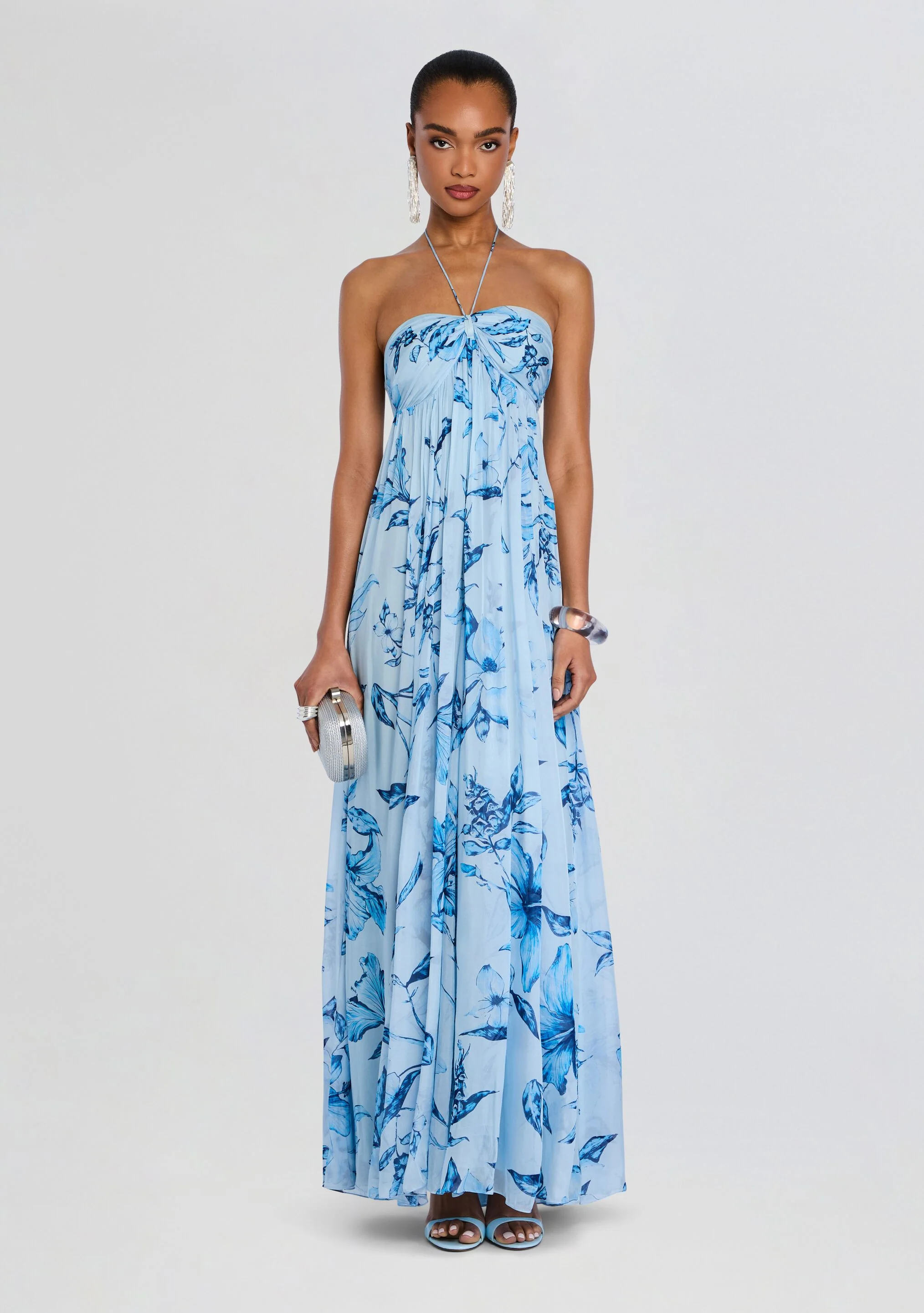 Milo Strapless Flared Dress