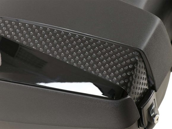Top case Hepco & Becker Junior 55 - capot noirs brillants - noir UniverselRef : HBE01352A / 610047 00 11