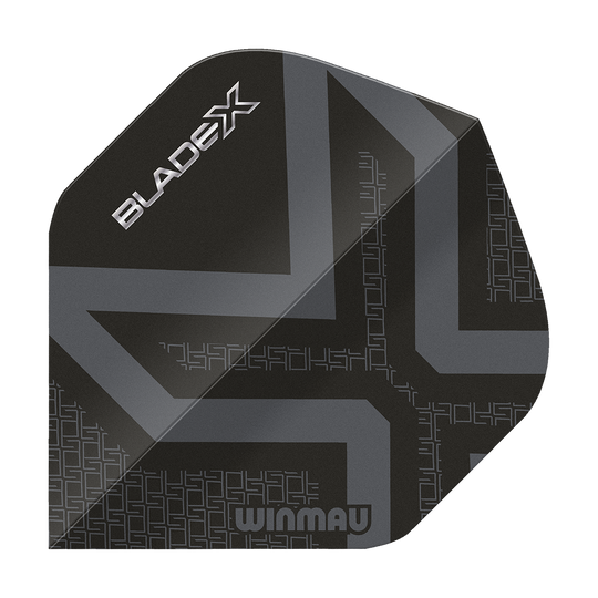 Winmau Prism Delta Blade X Metallic Black No2 Standard Flights
