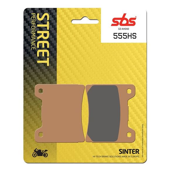 SBS 555HS Sintered Metal Front Brake PadsRef: 555HS / 555070