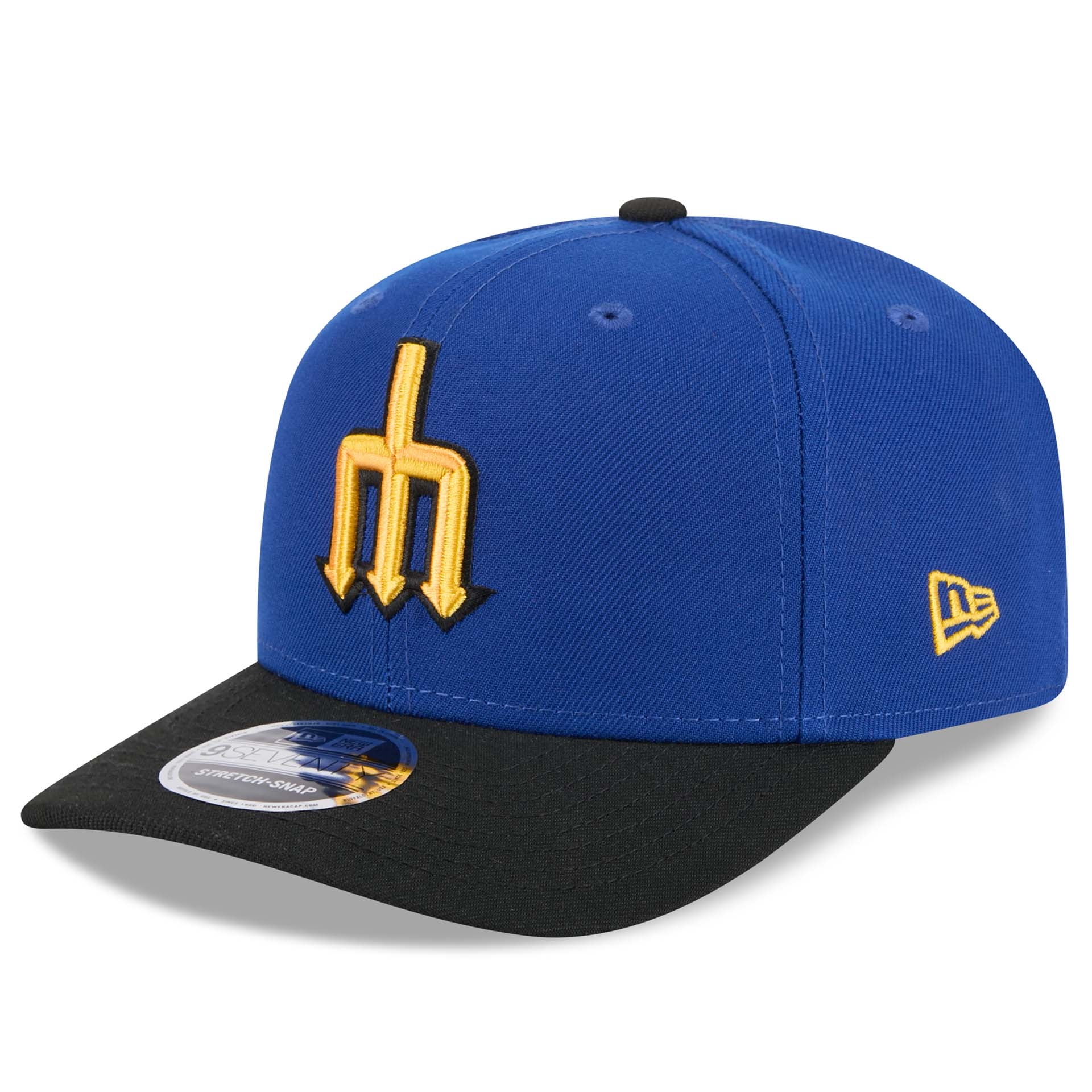 Seattle Mariners MLB City Connect Stretch-Snap 9SEVENTY Cap Blue