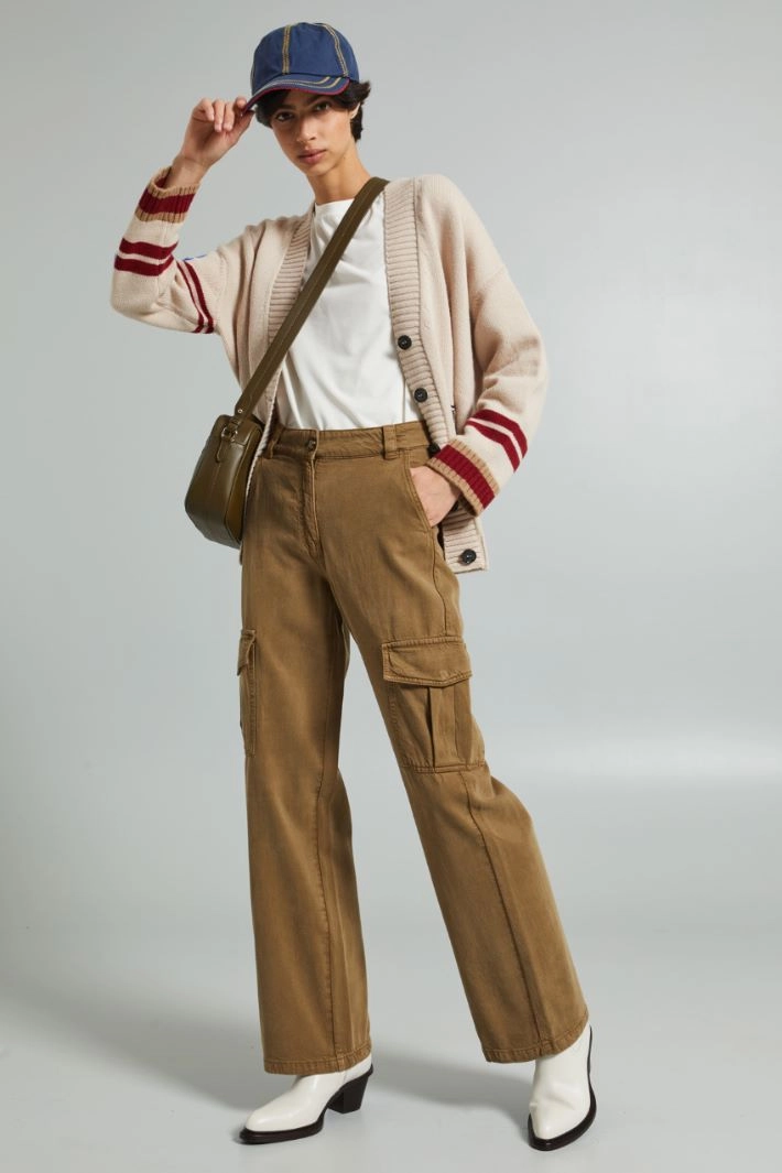 Bull cargo trousers - KHAKI GREEN