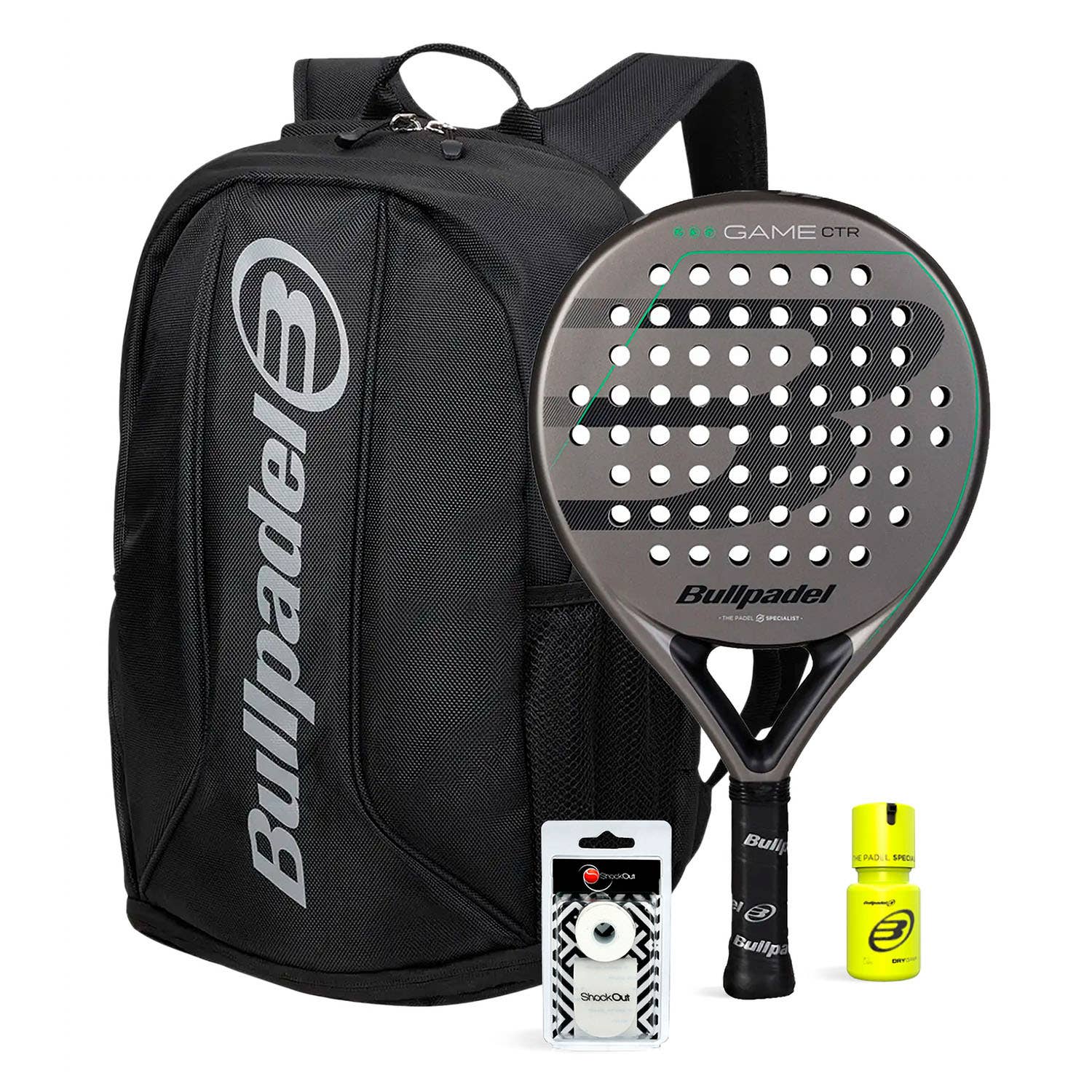 PACK BULLPDEL GAME CTR GRAY BAG AVANT 2 DRY GRIP