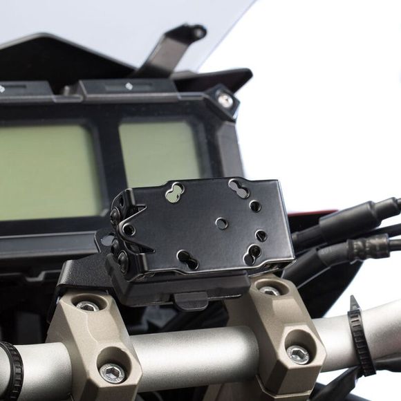 SW-MOTECH GPS Mount — Handlebar Bracket — BlackRef: gps.06.525.10200/b