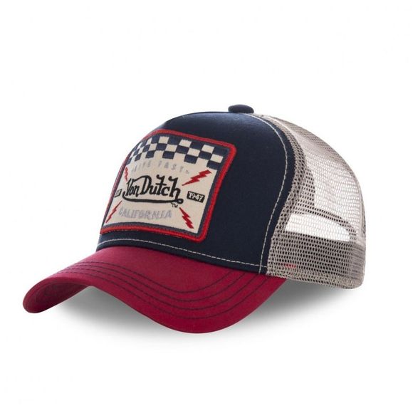 Von Dutch Square 16 Cap - RedRef: Vndh0055 / Vd/0/Cas1/Square16-Tu