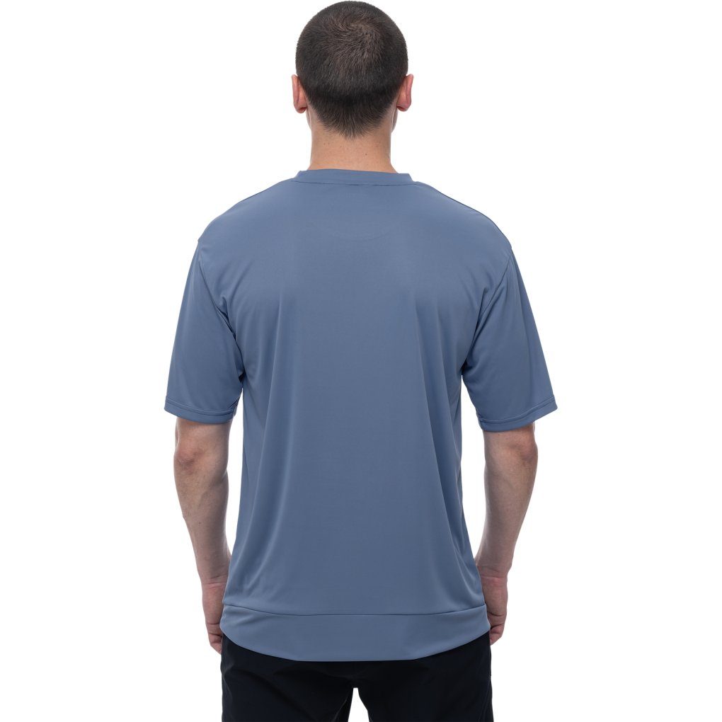 CUBE MTB TECH Round Neck Short Sleeve Jersey Men - smoke blue