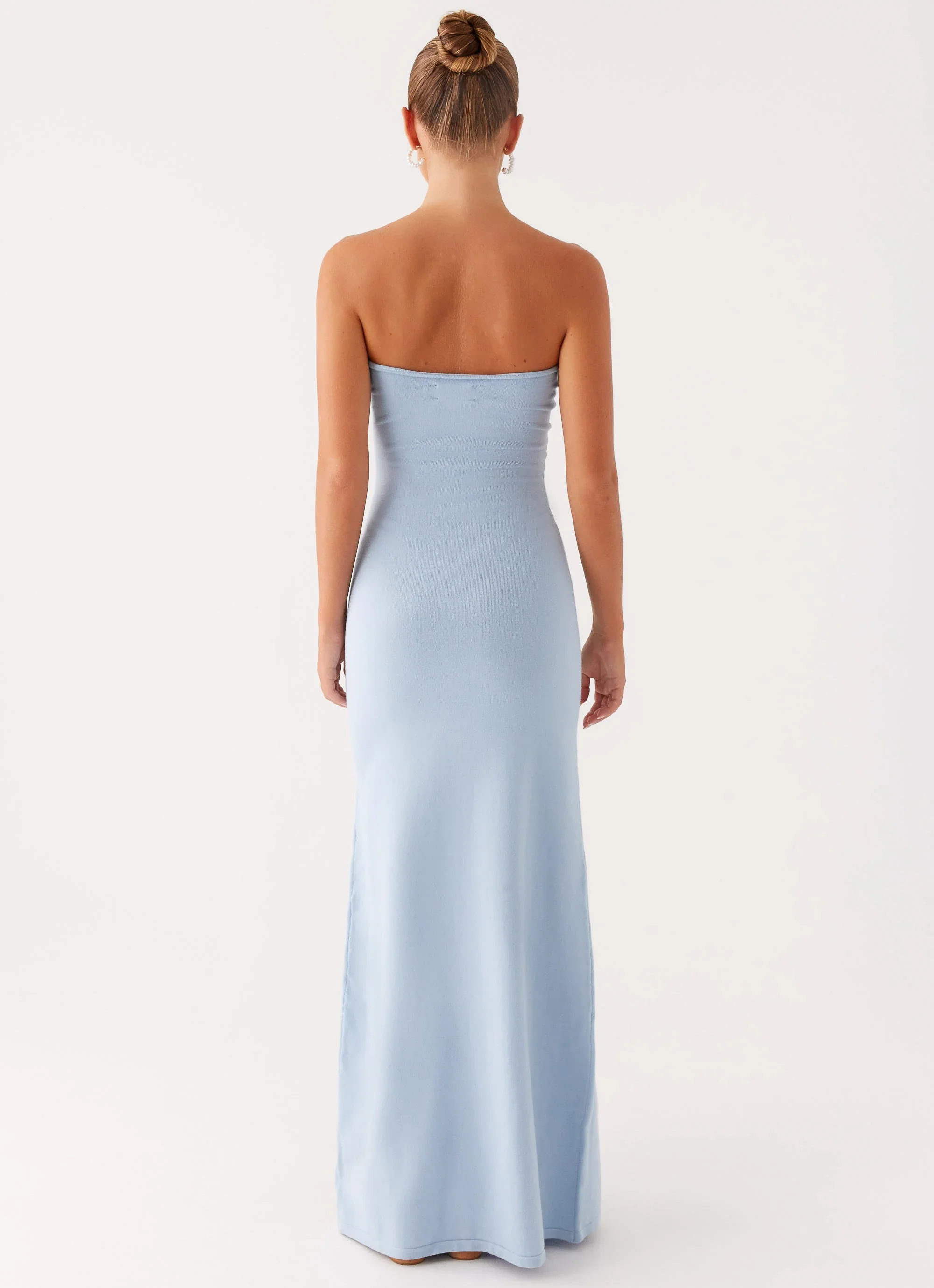 Samson Knit Maxi Dress - Blue