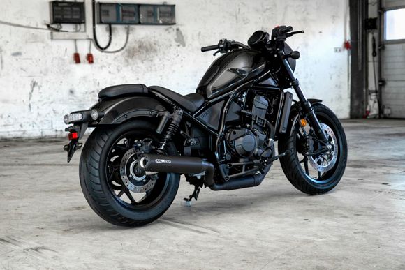 Miller Exhaust Silencer Black with Standard End CapHONDA 1100 CMX 1100 REBEL - 2025Ref: Mil00994A / Ho-Cmx1100-X55.07