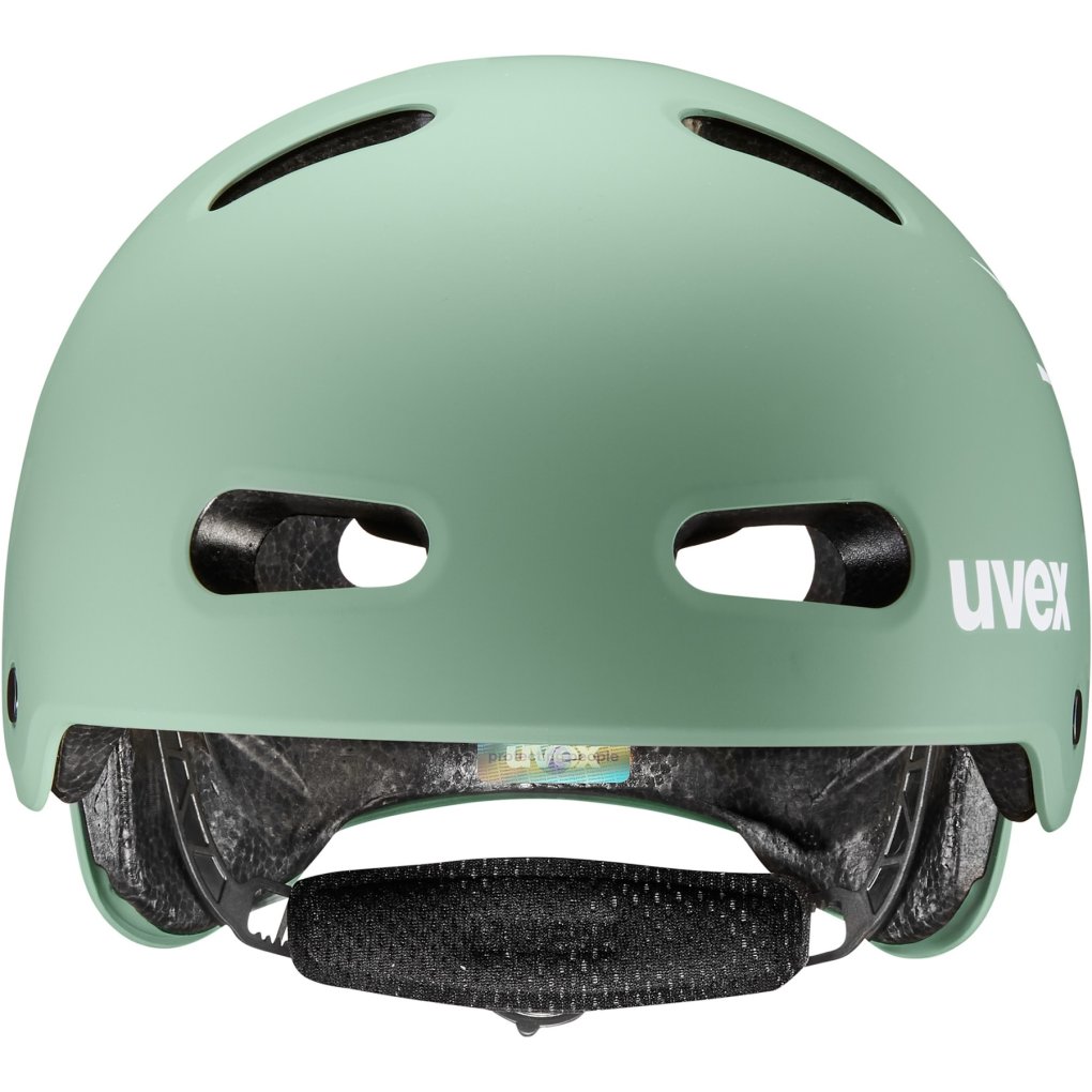Uvex kid 4 style Bike Helmet Kids - bam moss green-papaya matt