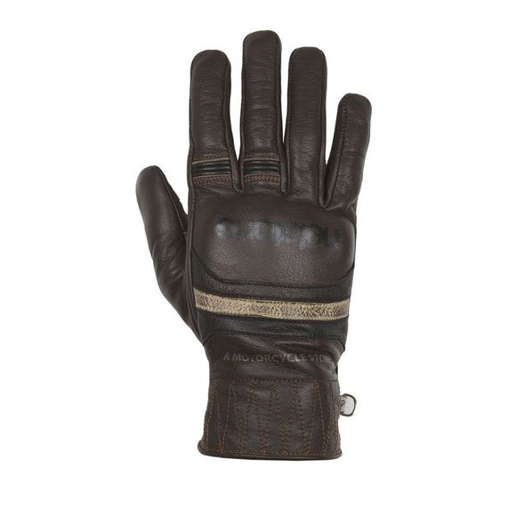 Helstons bora winter leather gloves - brownRef: HS0797