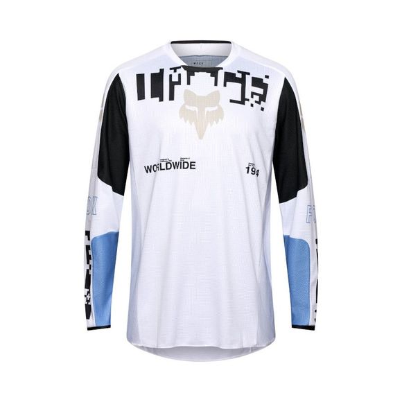 Maillot cross Fox 180 DIGI IMAGE 2025 - Blanc / NoirRef : FX5980