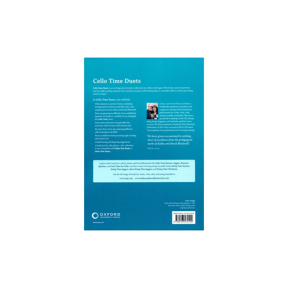 Oxford University Press Cello Time Duets – Thomann Ireland