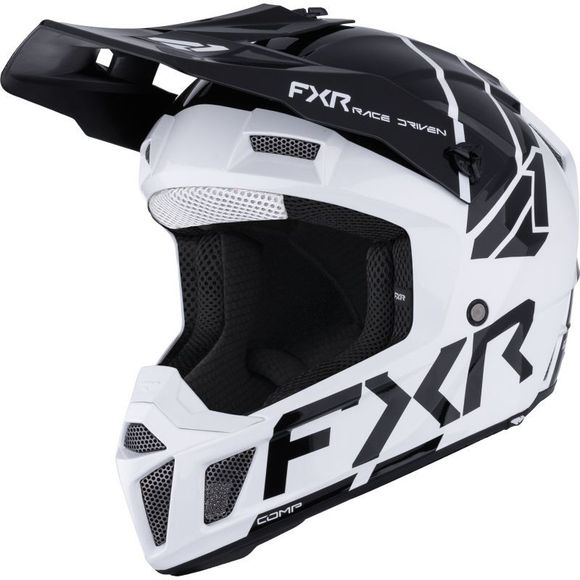 Casque cross FXR CLUTCH ENFANT 2026 - Blanc / NoirRef : FXR1767