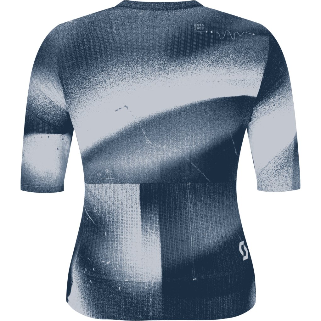 SCOTT Pro SL Short Sleeve Jersey Women - dark blue/white