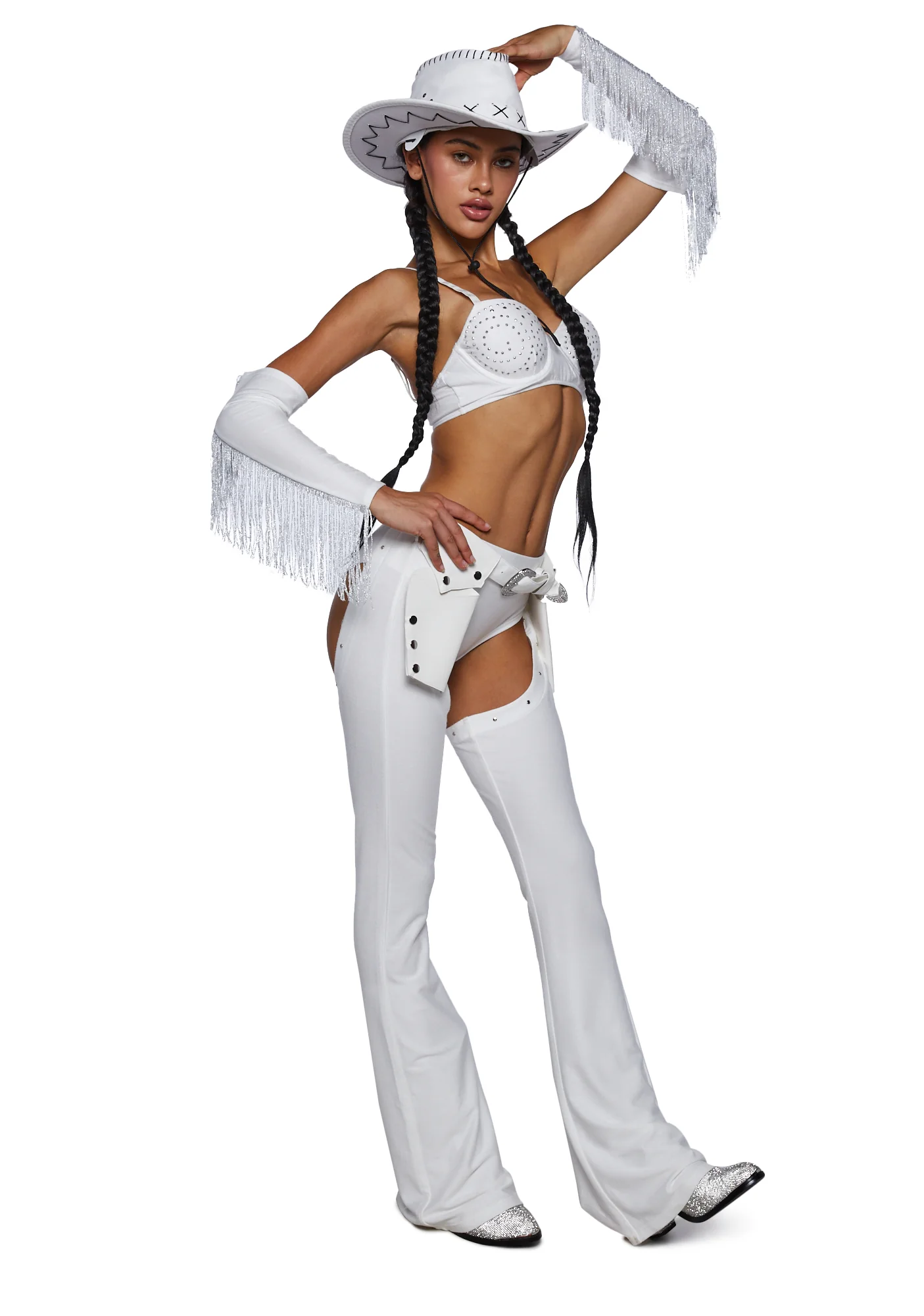 Giddy Up Cowboy Costume - White