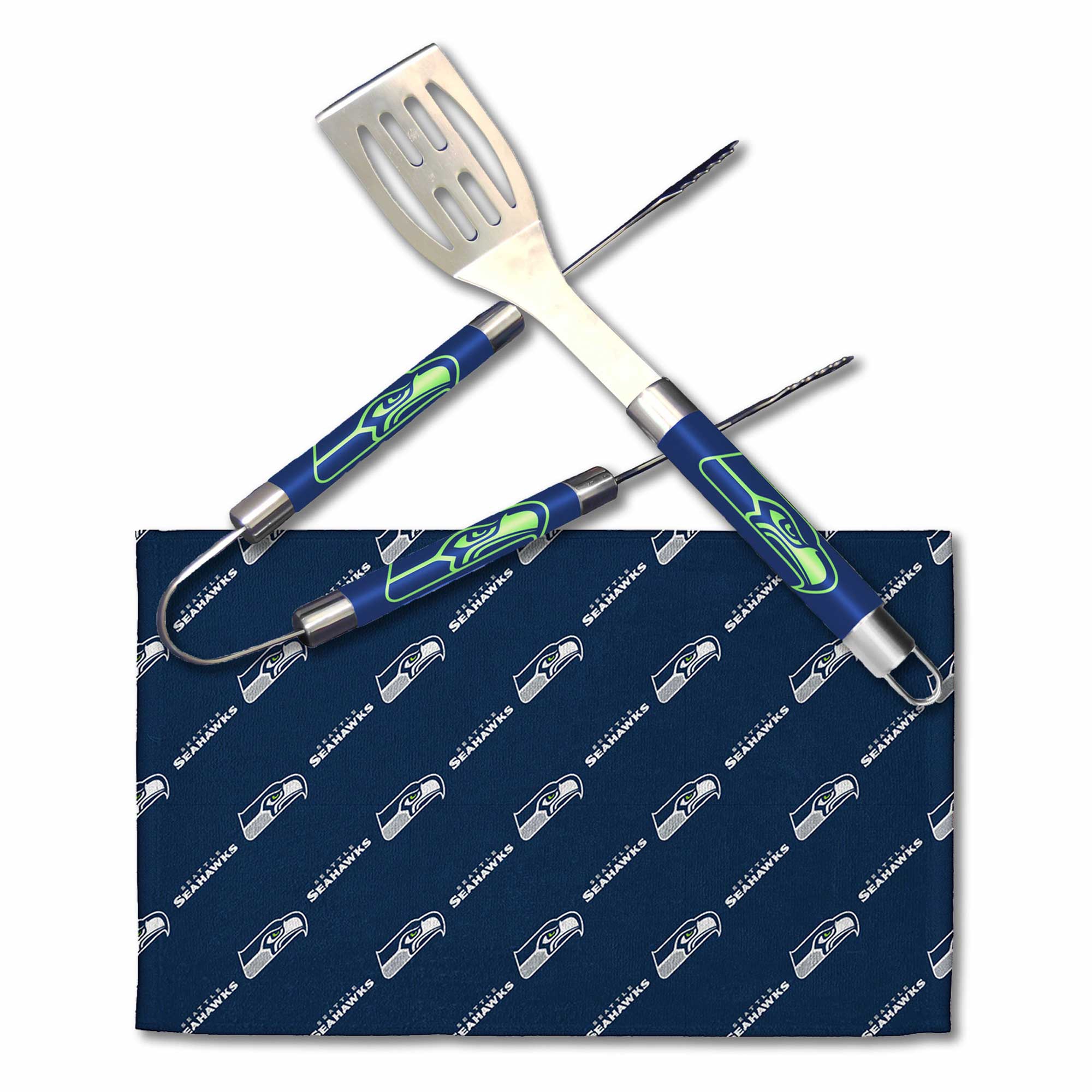 Seattle Seahawks NFL Barbecue Set (3-Piece)
