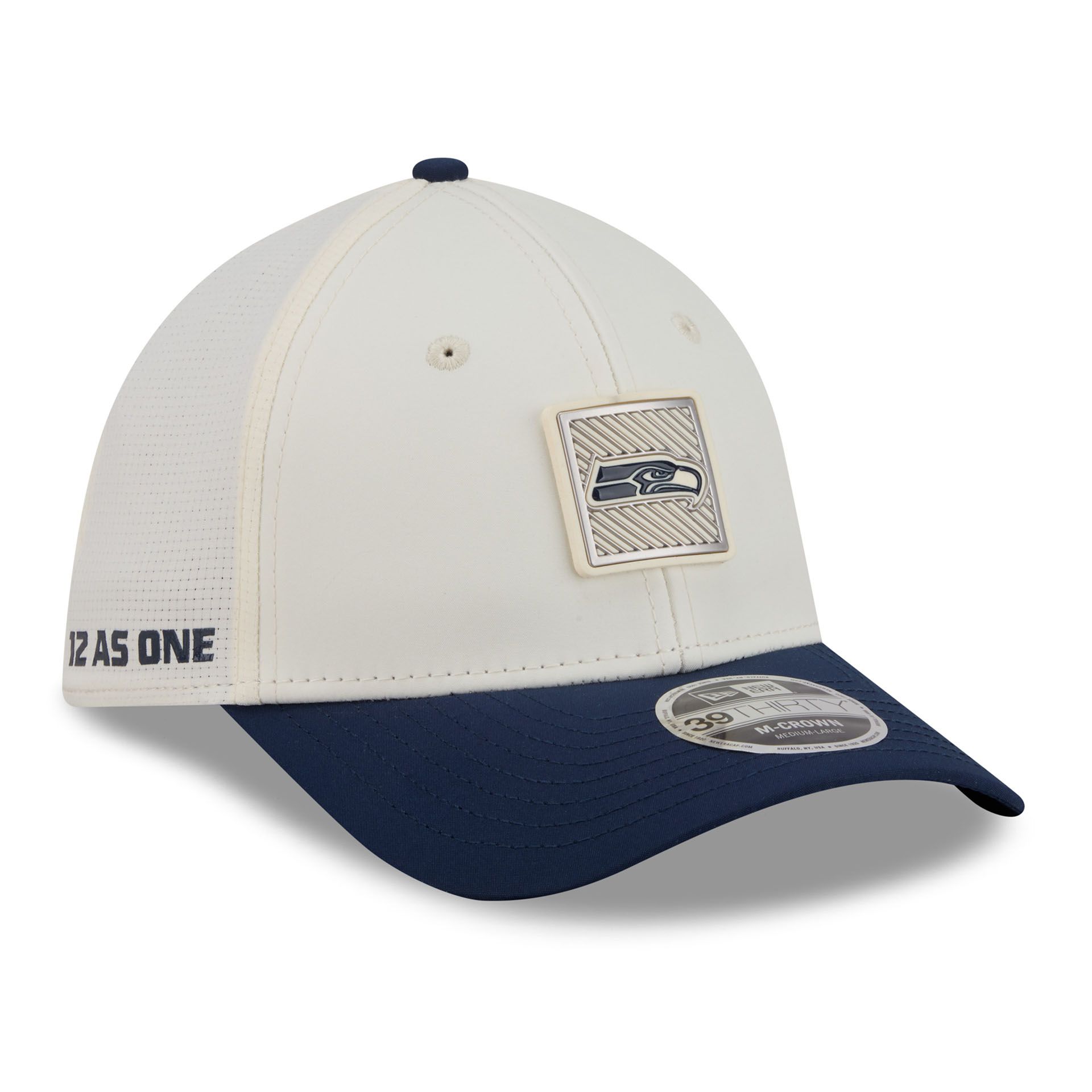 Miami Dolphins 2026 NFL Training Camp 39THIRTY Flex Cap Cream/Navy