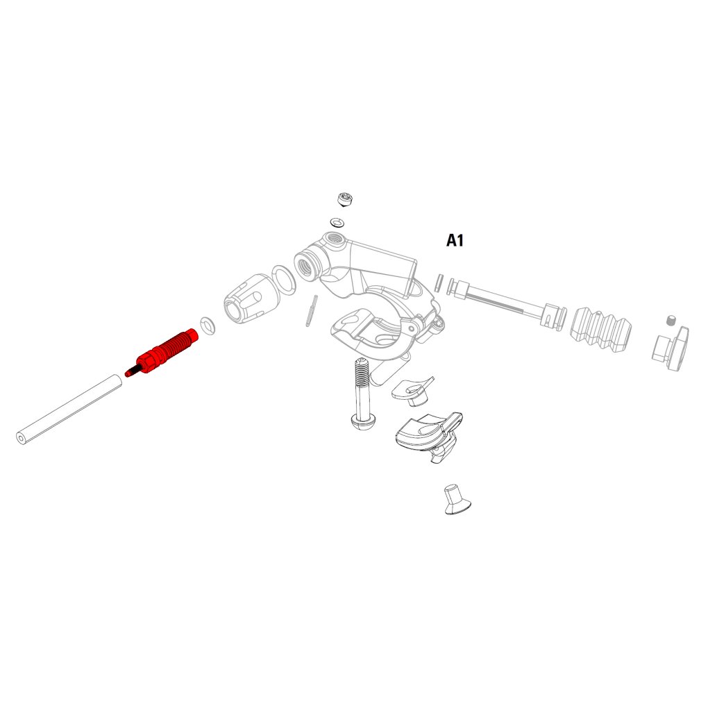 RockShox Hose Barb for Reverb Remote (1 Piece) - 11.6815.022.030