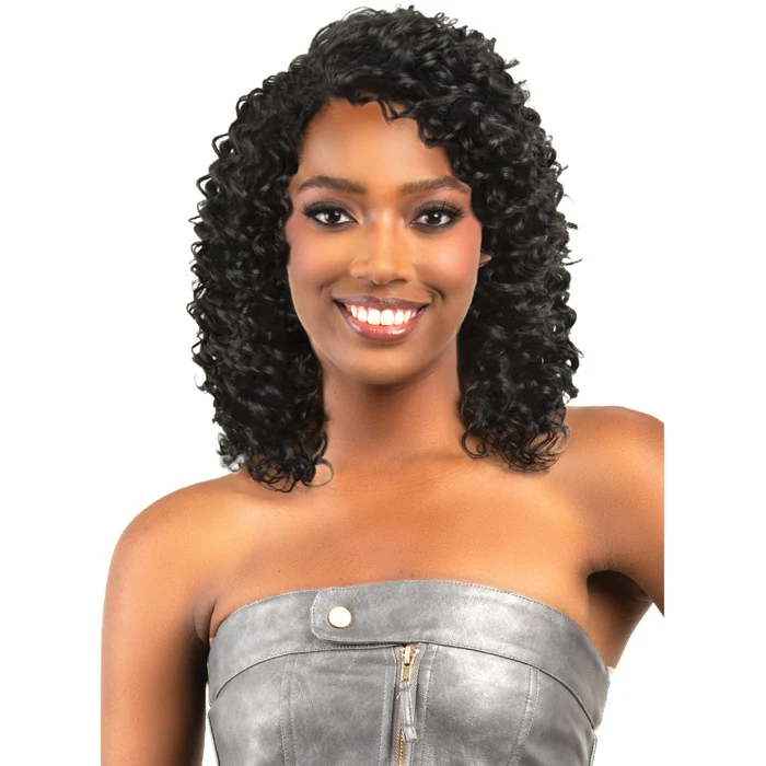 Bobbi Boss Remy 100% Human Hair Full Wig - MH202 DEEP CURL 14