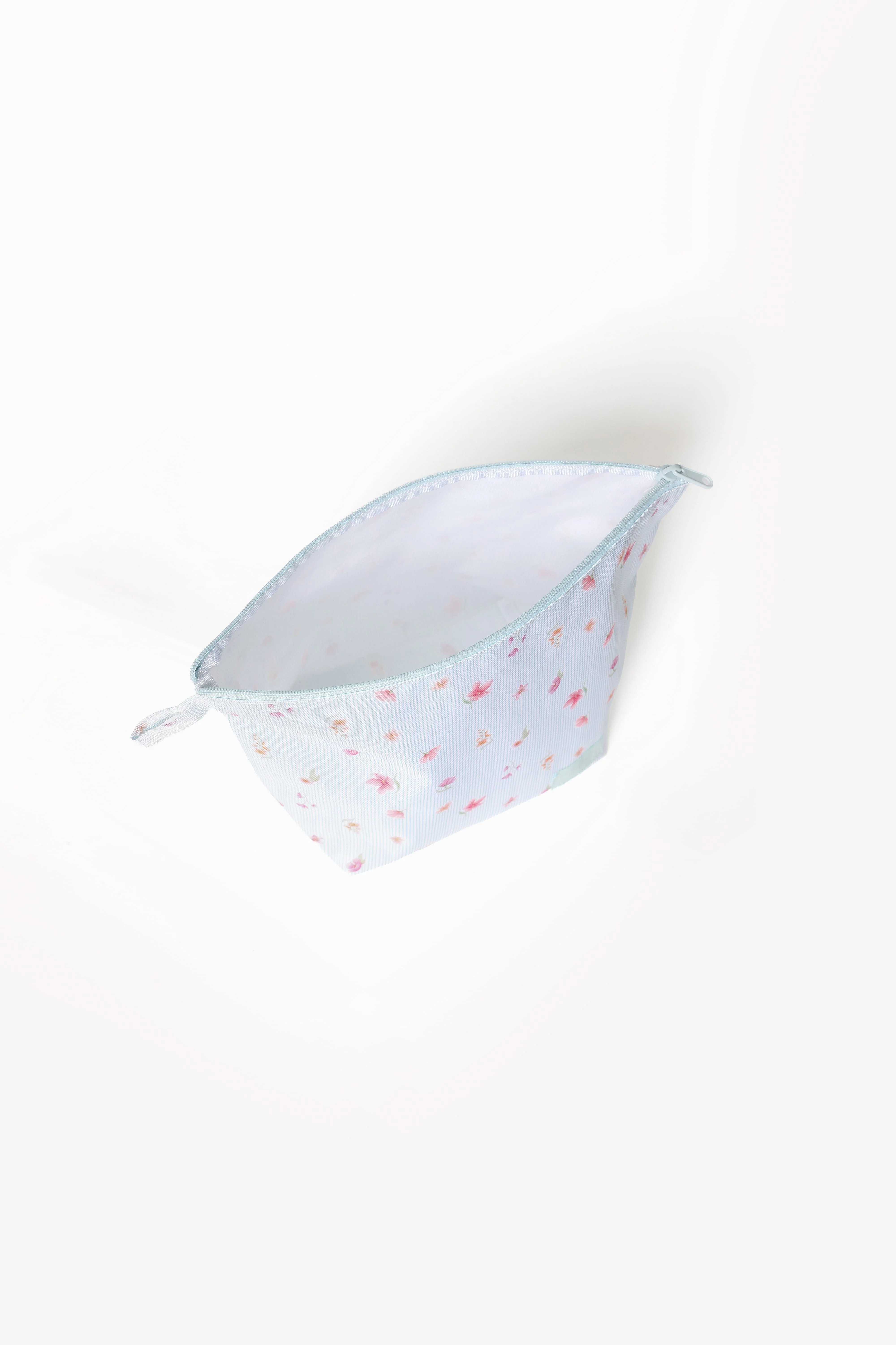Handy Pouch Trio - Blue Garden Stripe
