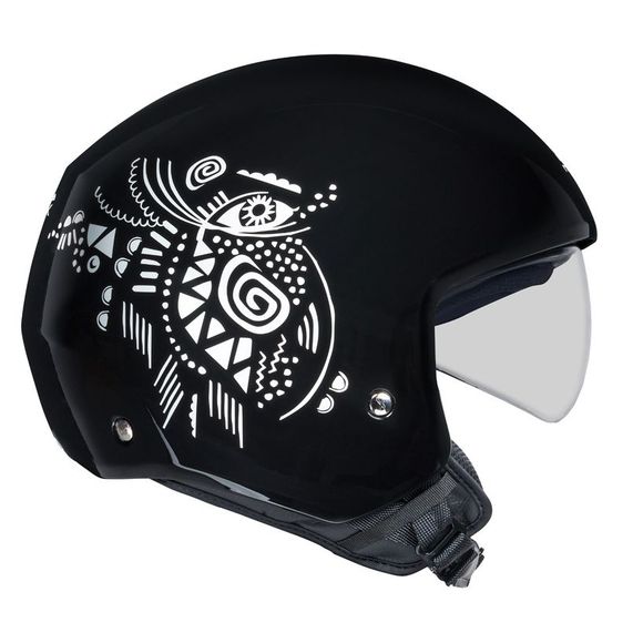 Casque jet Nexx Y.10 - ARTVILLE - Noir / BlancRef : NE0583-C645