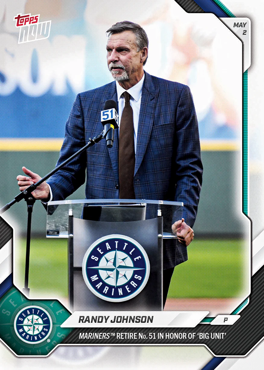 Randy Johnson - 2026 MLB Topps NOW® - Card 155 - PR: 2310