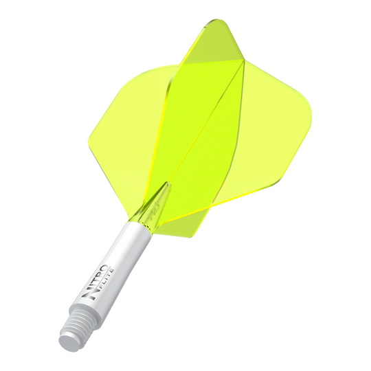 Red Dragon Nitroflite - White Shaft Yellow No2 Flights