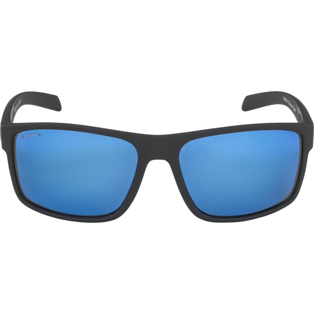 Alpina Nacan I POL Glasses - black matt/mirror blue