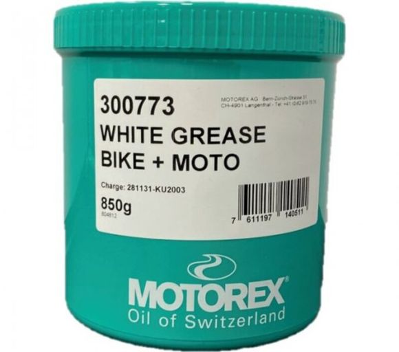 White Grease's White Lithium Motorex Grease - 850g UniversalRef: MX00017A / 1120559