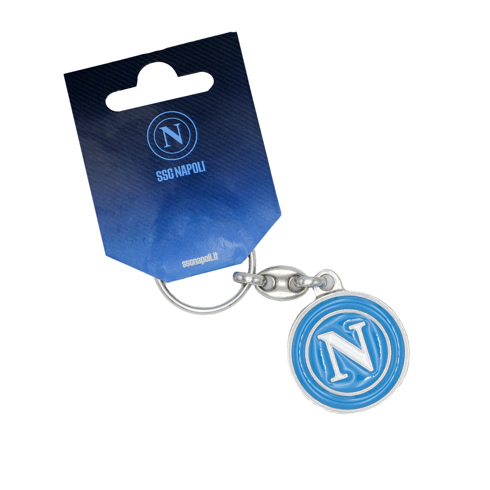 SSC Napoli Sky Blue Logo KeyHolder