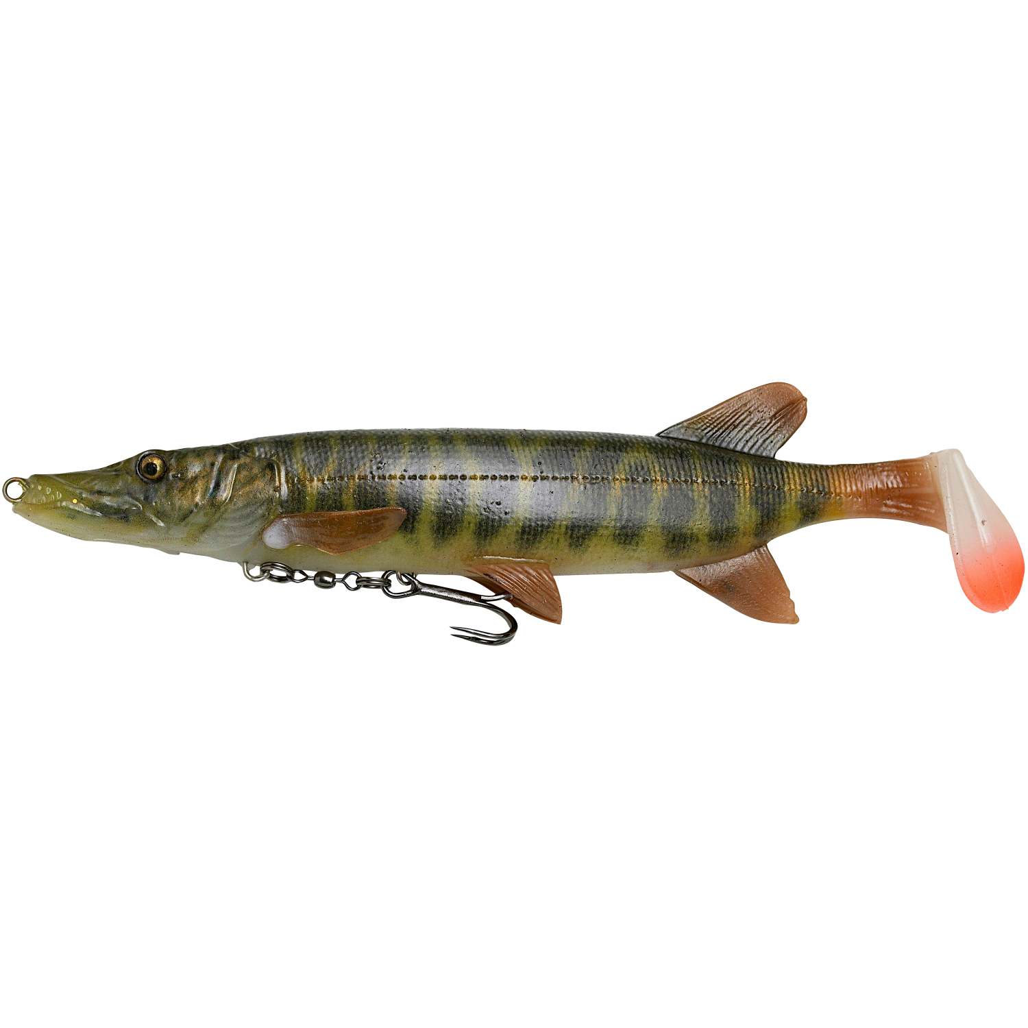 Savage Gear 4D Pike Shad (Striped Pike)