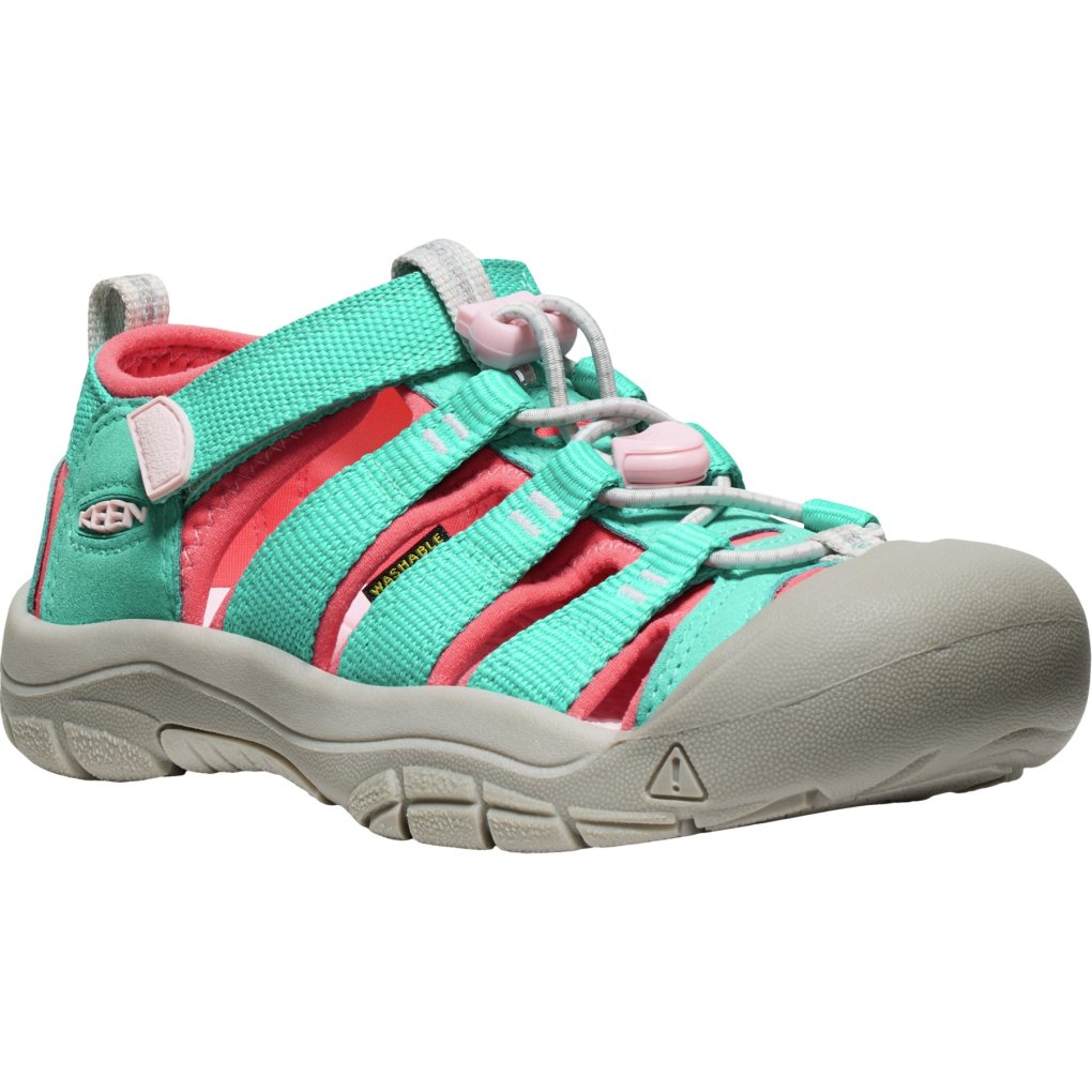 KEEN Newport H2 Sandals Youth - Bright Aqua/Pink-A-Boo