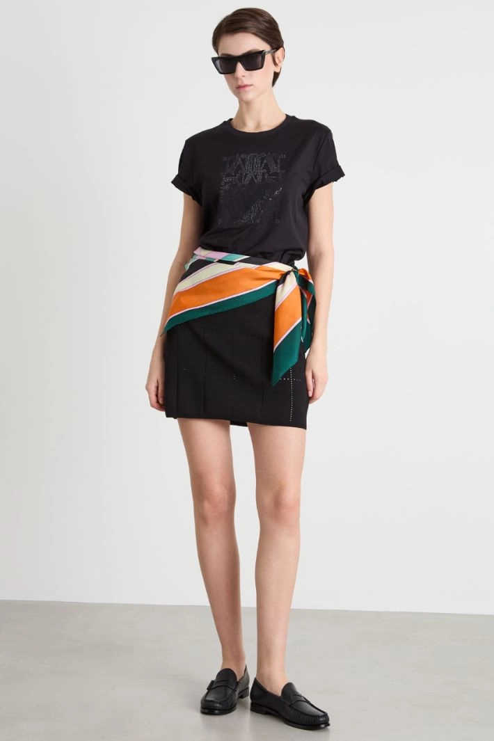 Essential jersey T-shirt - BLACK