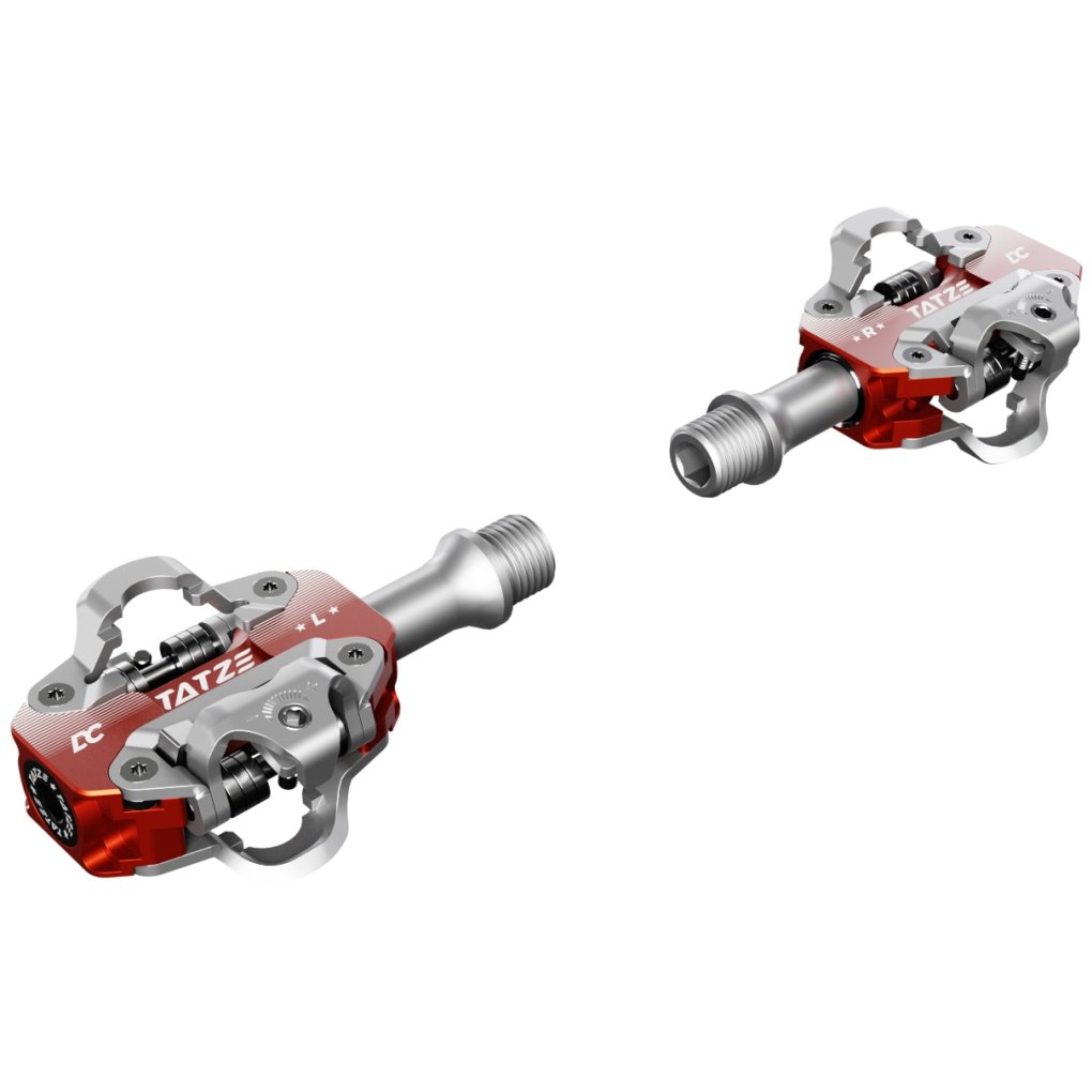 Tatze DC Clipless Pedals - red