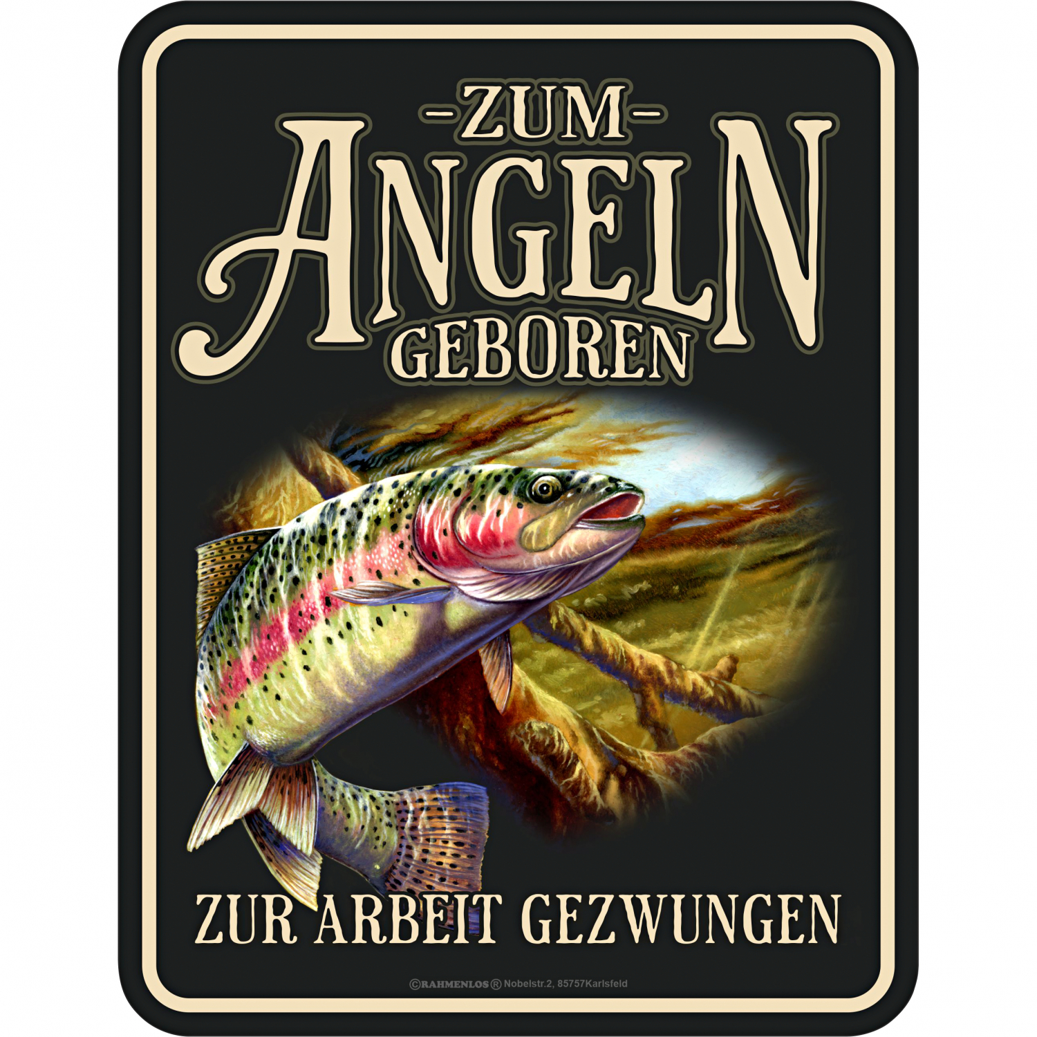 Rahmenlos Magnet (Born to Fish)