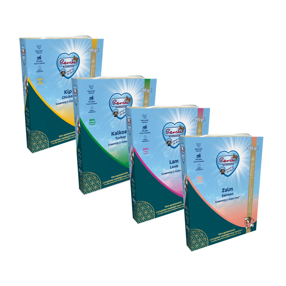 Renske Fresh Meat Grain-Free - Salmon - 10 x 395 g