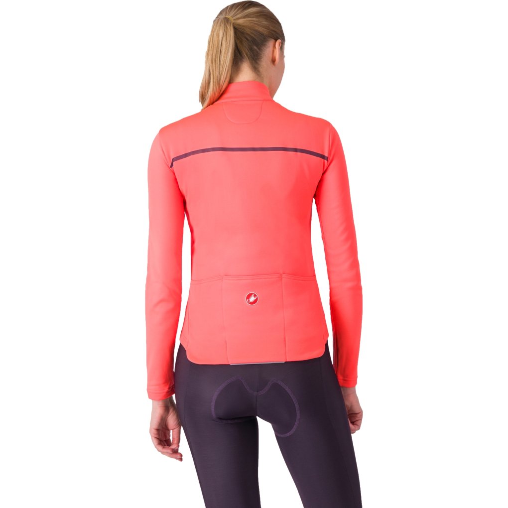 Castelli Sinergia 2 Jersey Full Zip Women - brilliant pink/deep bordeaux 288
