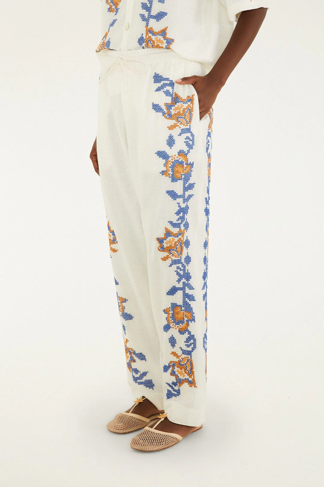 Mica Embroidered Pants