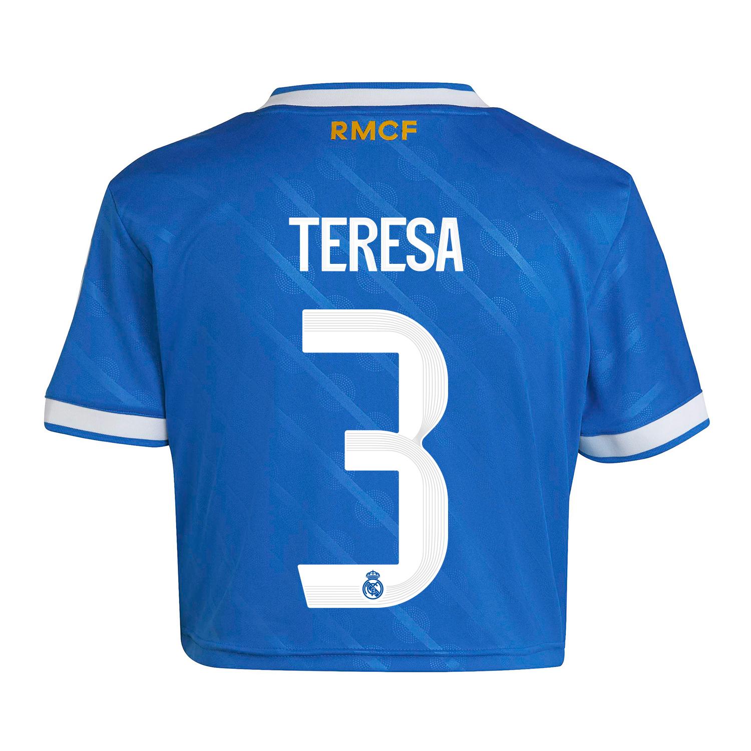 Womens Third Crop Shirt 25/26 Blue