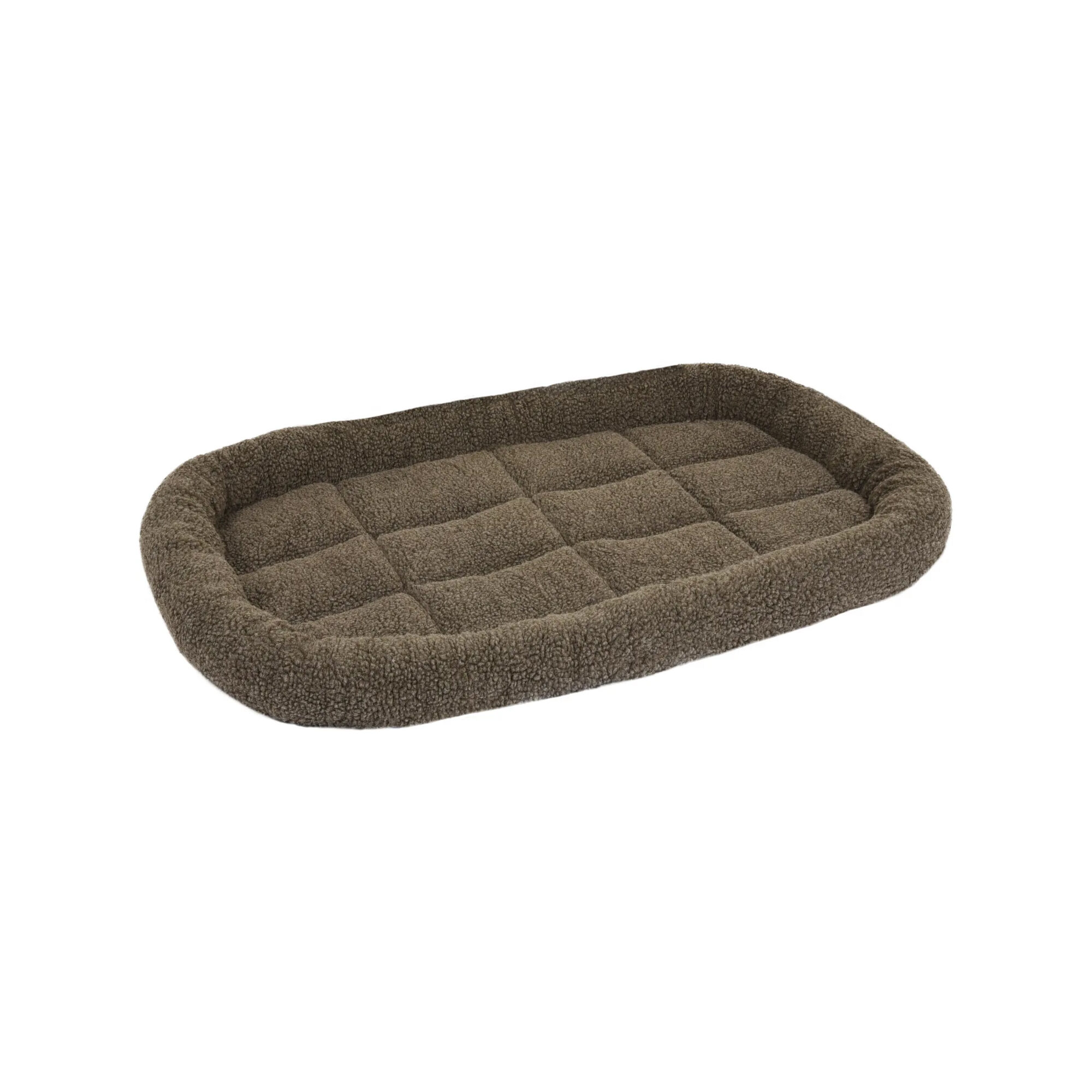 Flamingo Cushion Sherpa - Rectangle - Brown - 70,5 x 41,5 x 8 cm