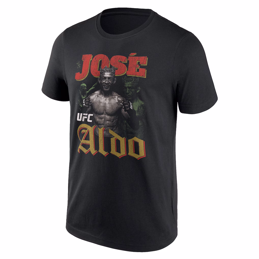 UFC Quasars Graphic Jose Aldo T-Shirt - Black - Mens