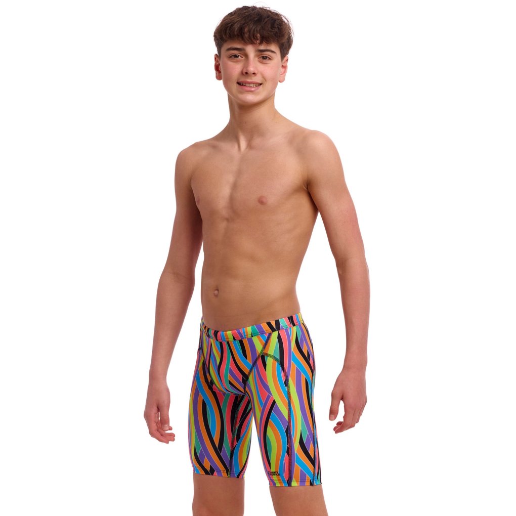 Funky Trunks Training Eco Swim Jammers Boys - Curl Curl