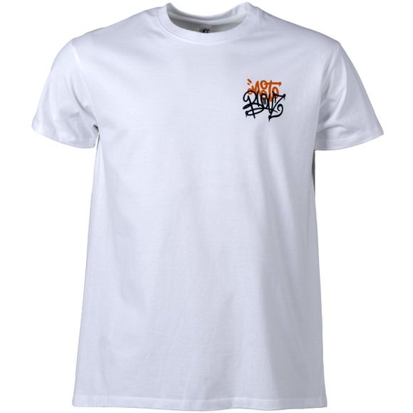 T-Shirt Motoblouz X RINZLER - HOMME - 20ANS - BlancRef : MB0405